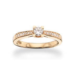 Kleopatra Queen ring rødguld