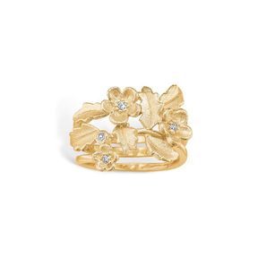 Forgyldt sterling sølv ring fra Blossom Copenhagen